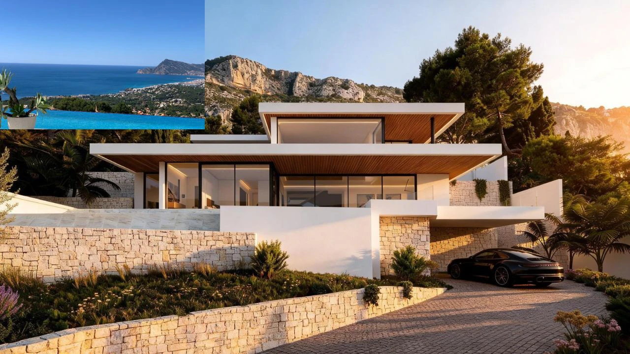 Villa moderna de lujo con vistas al mar en Sierra de Altea (Altea)